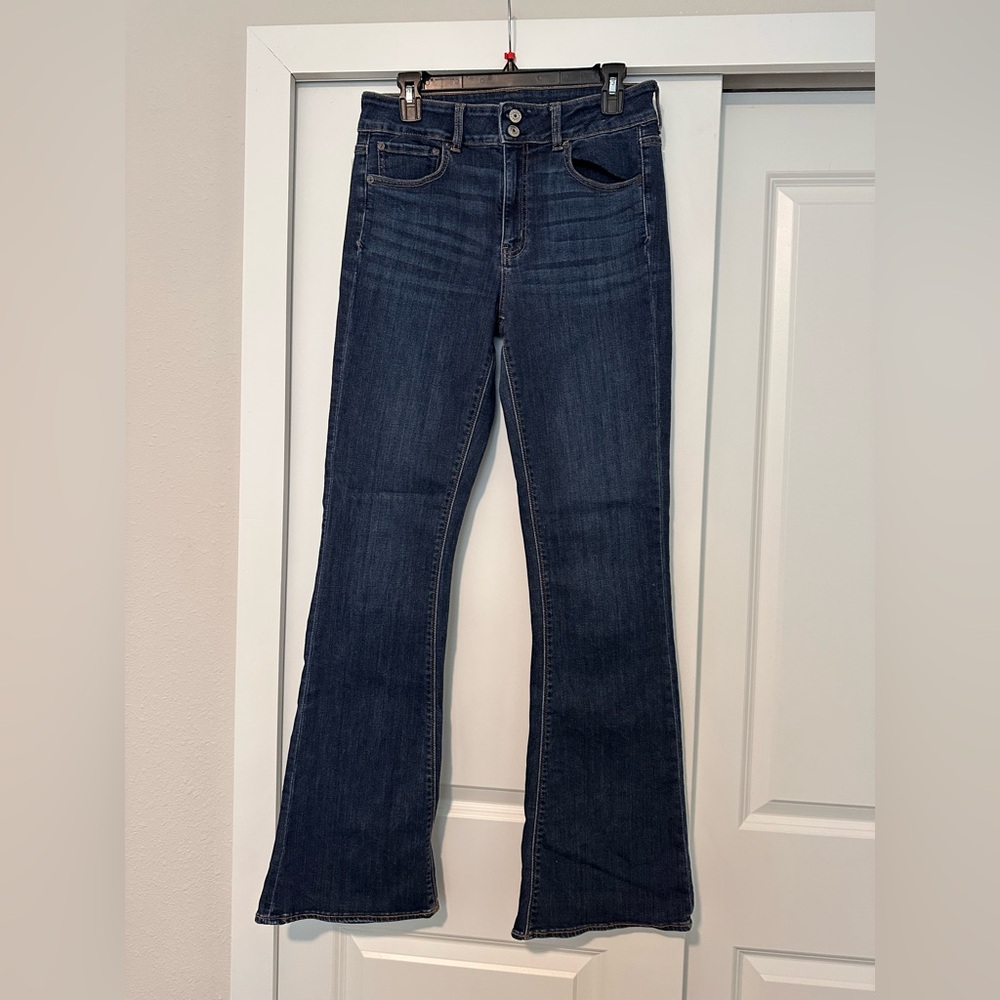 American Eagle Super Stretch Hi-Rise Artist Flare